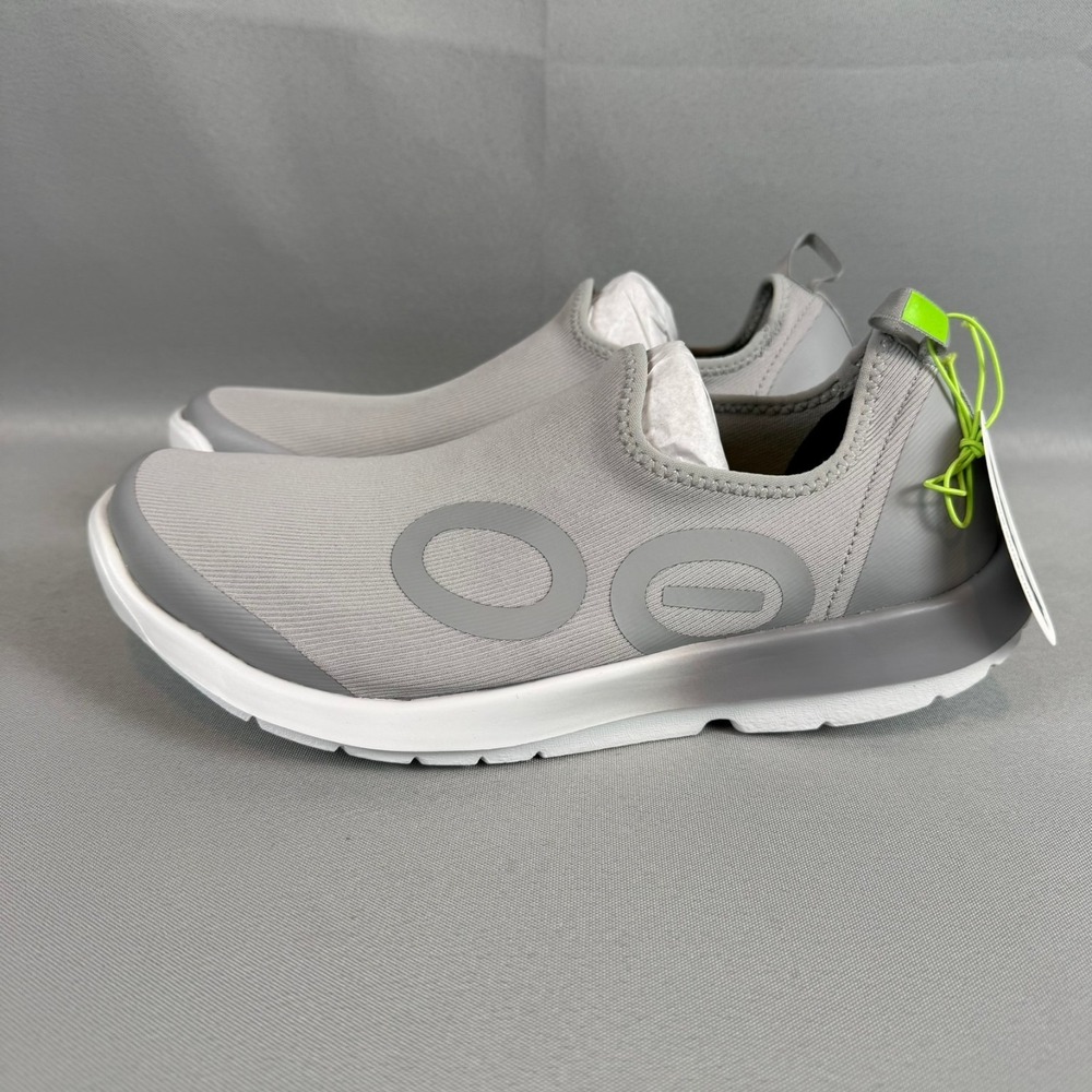 Oofos OOmg Sport Recovery Sneakers Mens 9 Slate Fade Gray Slip-On Light New NIB - Picture 3 of 9